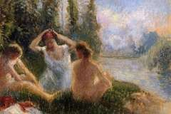 bathers-seated-on-the-banks-of-a-river-1901