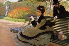 camille-monet-on-a-garden-bench