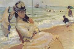 camille-on-the-beach-at-trouville