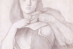 c. 1860/63. pencil, 36.8x31.7cm