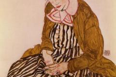 edith-schiele-seated-1915