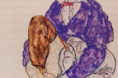 portrait-of-the-artist-s-wife-seated-holding-her-right-leg-1917