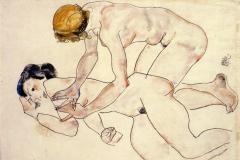 two-female-nudes-one-reclining-one-kneeling-1912