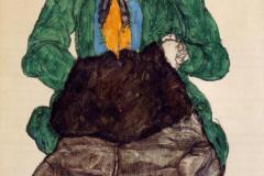 woman-in-a-green-blouse-and-muff-1915