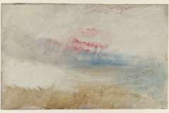 Red Sky over a Beach ?circa 1840-5 Joseph Mallord William Turner 1775-1851 Accepted by the nation as part of the Turner Bequest 1856 http://www.tate.org.uk/art/work/D36676