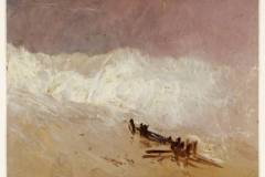 Shore Scene with Waves and Breakwater circa 1835 Joseph Mallord William Turner 1775-1851 Accepted by the nation as part of the Turner Bequest 1856 http://www.tate.org.uk/art/work/D36680