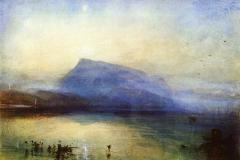 the-blue-rigi-lake-of-lucerne-sunrise