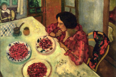 strawberries-bella-and-ida-at-the-table-1916