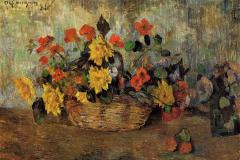 nasturtiums-dahlias-in-a-basket-1884