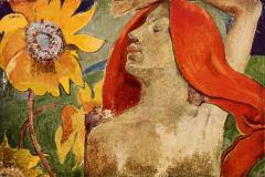 redheaded-woman-and-sunflowers