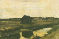 landscape-with-a-stack-of-peat-and-farmhouses-1883