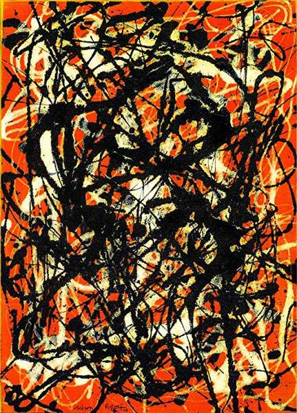 Jackson-Pollock- Soyut Dışavurumculuk