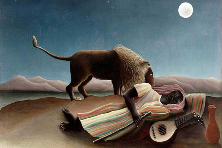 Resmi resim eğitimi almayan naif sanatçı Henri Rousseau