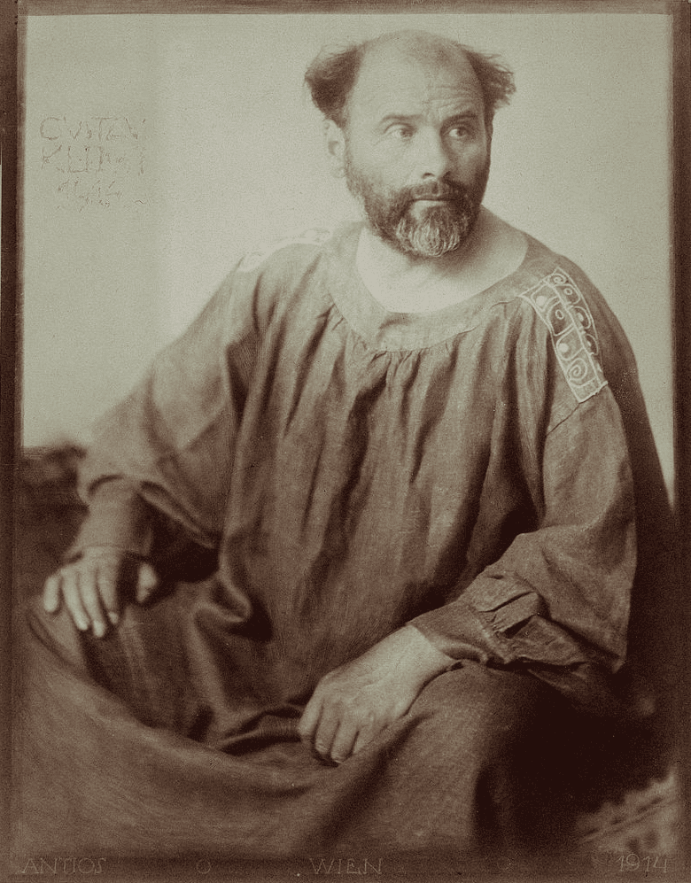 Gustav Klimt'in portre fotoğrafı