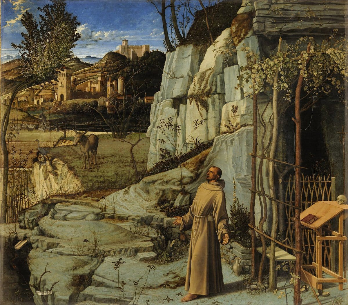 Bellini'nin Çölde Aziz Francis tablosu