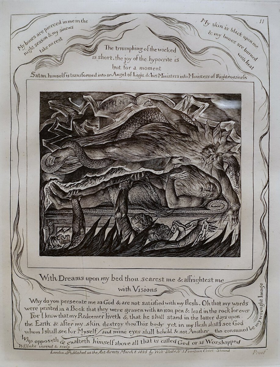 Blake'in İş Kitabı gravürlerinden biri