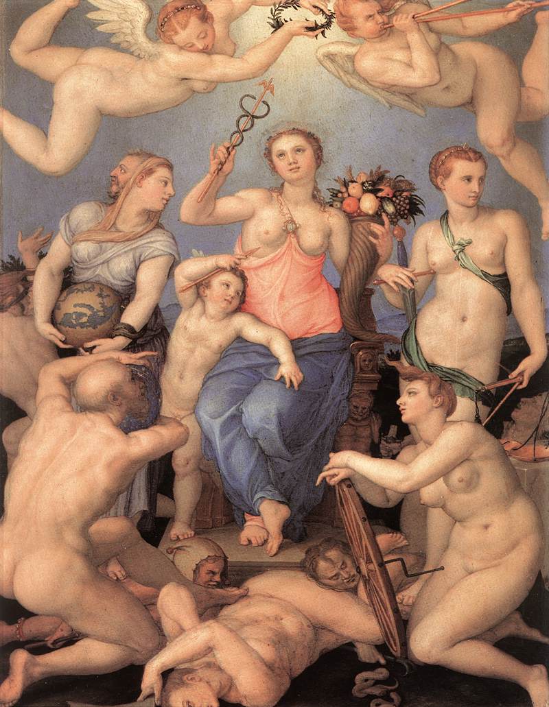 Bronzino'nun Mutluluğun Alegorisi tablosu