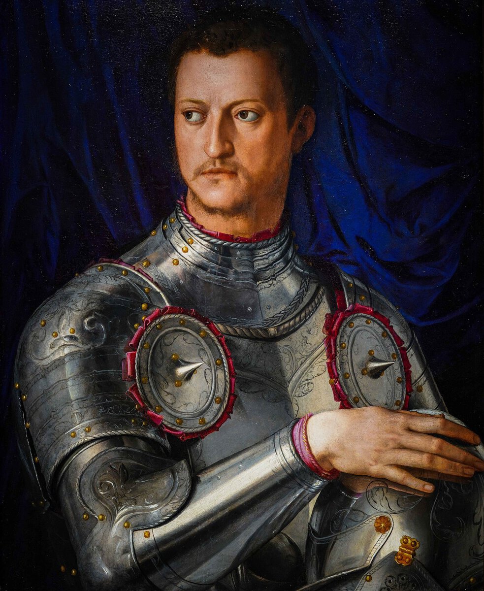 Bronzino'nun Cosimo I de' Medici'nin Zırhlı Portresi