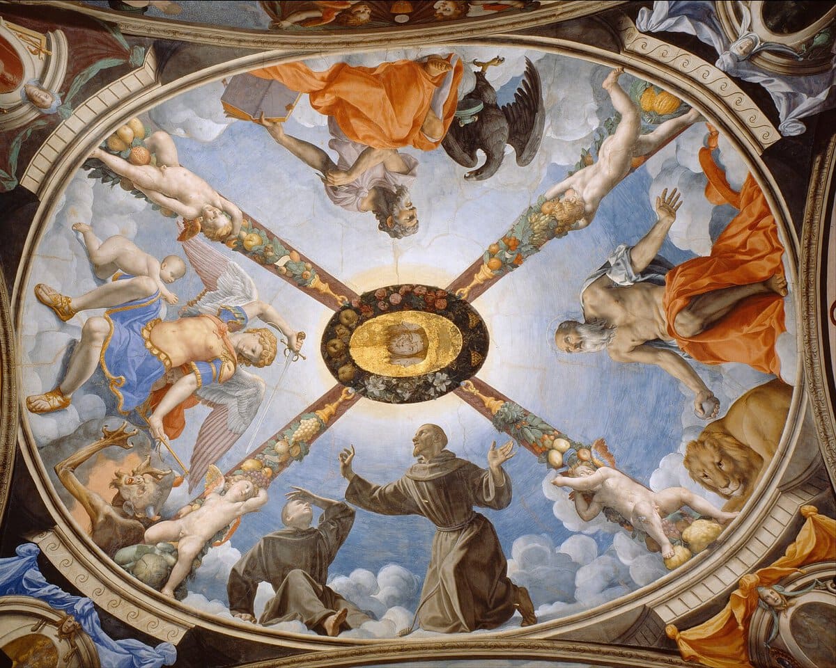 Bronzino'nun Eleonora Şapeli tavanı