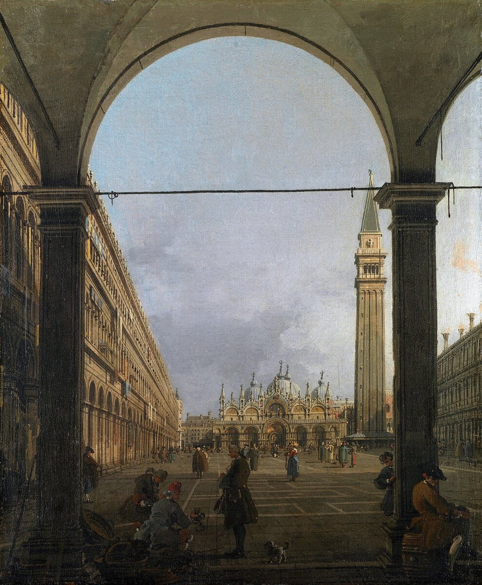 Canaletto'nun San Marco Meydanı manzarası