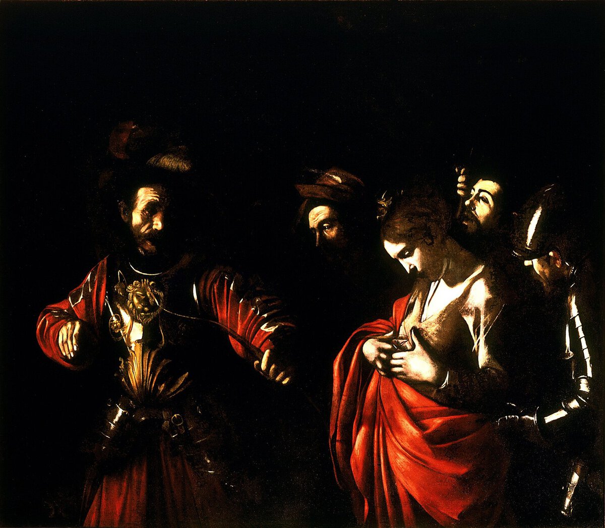 Caravaggio'nun Aziz Ursula'nın Şehit Edilişi tablosu: okun saplandığı an
