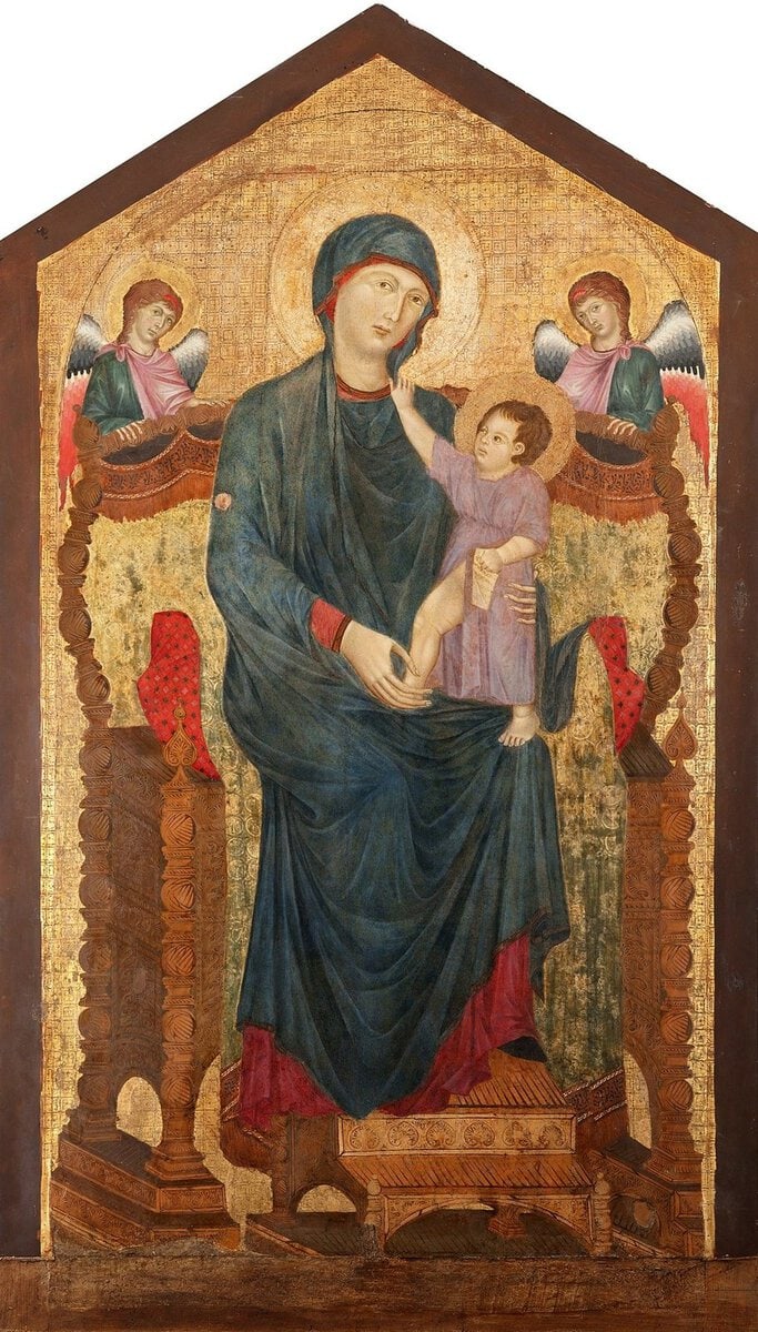 Cimabue'nin Bologna'daki Maestà panosu