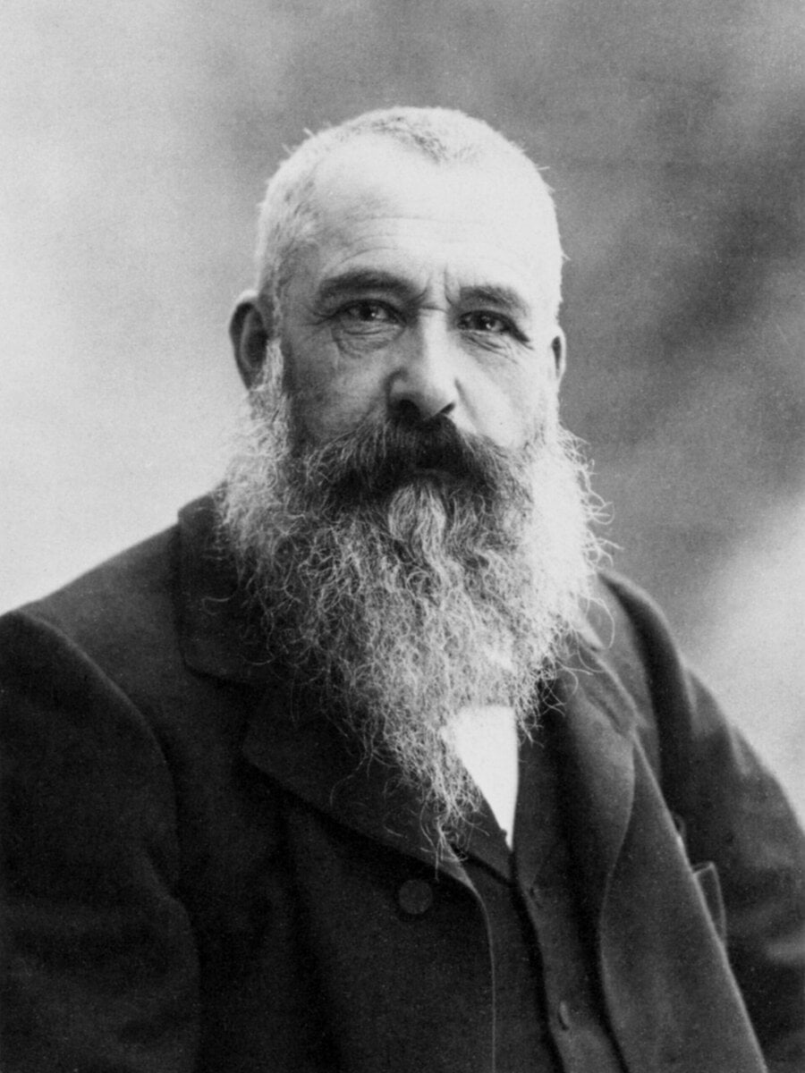 Claude Monet'nin Nadar tarafından çekilmiş fotoğrafı