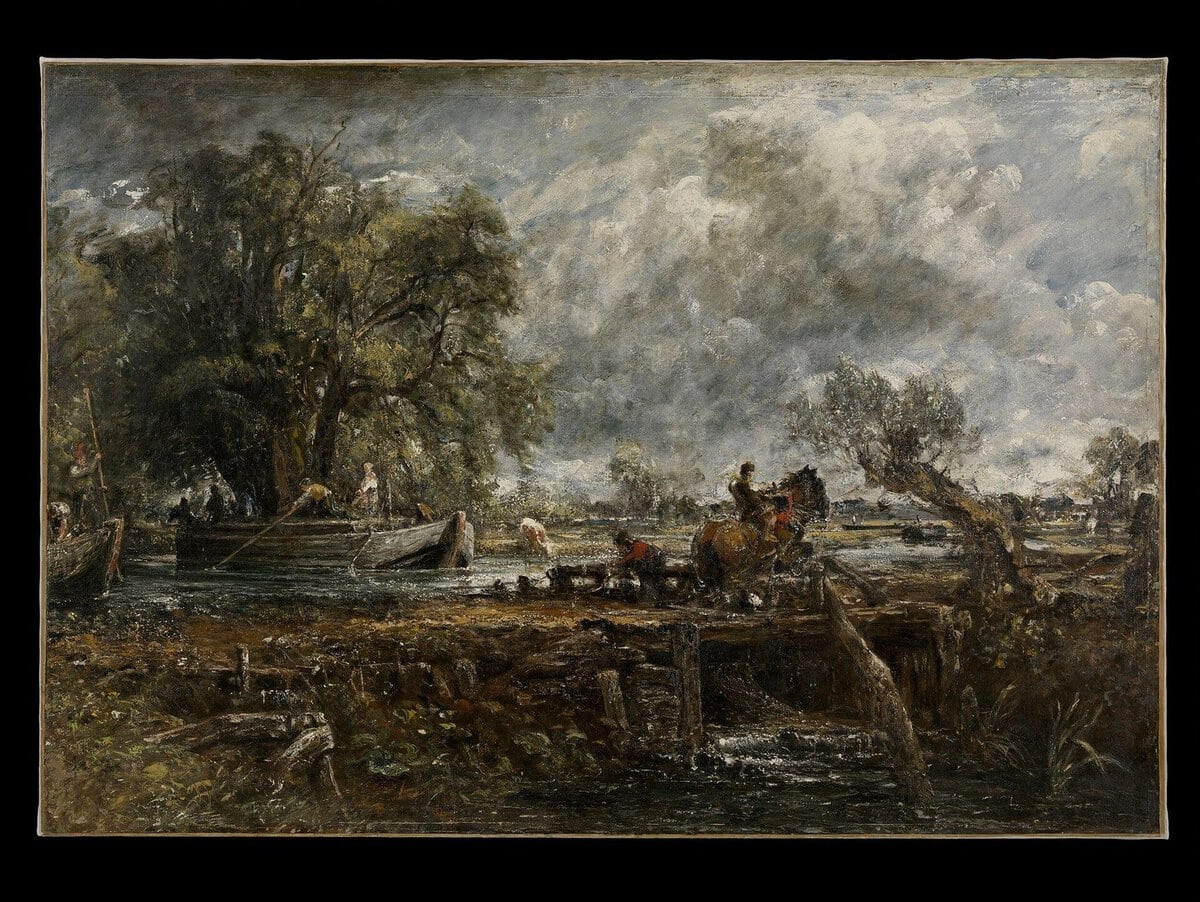 Constable'ın Sıçrayan At için yaptığı tam boy çalışma