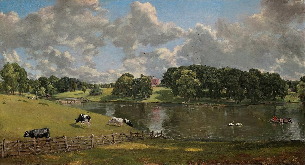 Constable'ın Wivenhoe Parkı manzarası