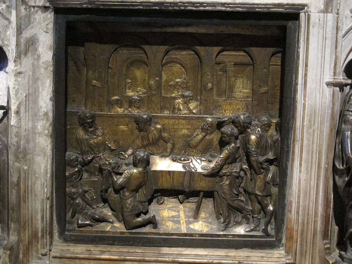 Donatello'nun Herod'un Şöleni kabartması