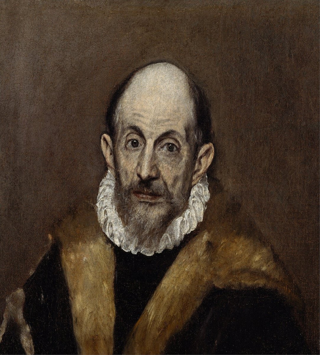 El Greco'nun otoportresi olduğu düşünülen erkek portresi
