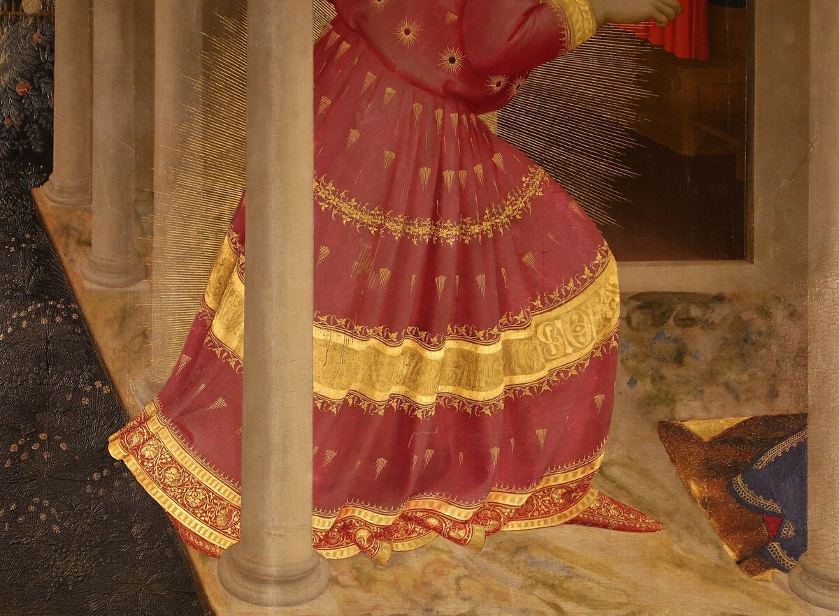 Fra Angelico'nun Cortona Müjdesi'nden ayrıntı