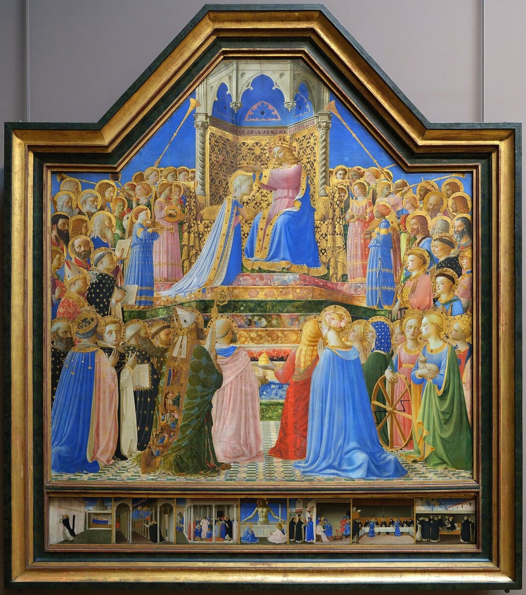 Fra Angelico'nun Meryem'in Taçlandırılması tablosu
