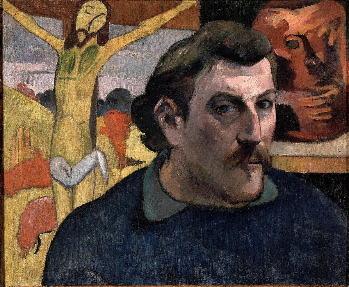 Gauguin'in Sarı İsa'lı otoportresi