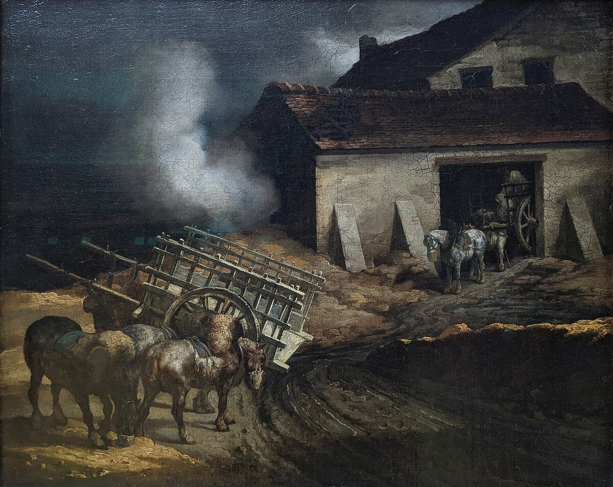 Géricault'nun Alçı Fırını tablosu