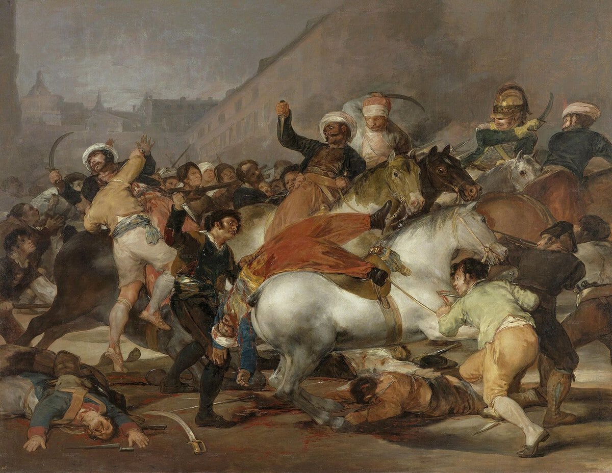 Goya'nın 2 Mayıs 1808 tablosu: Madrid'de halk ayaklanması