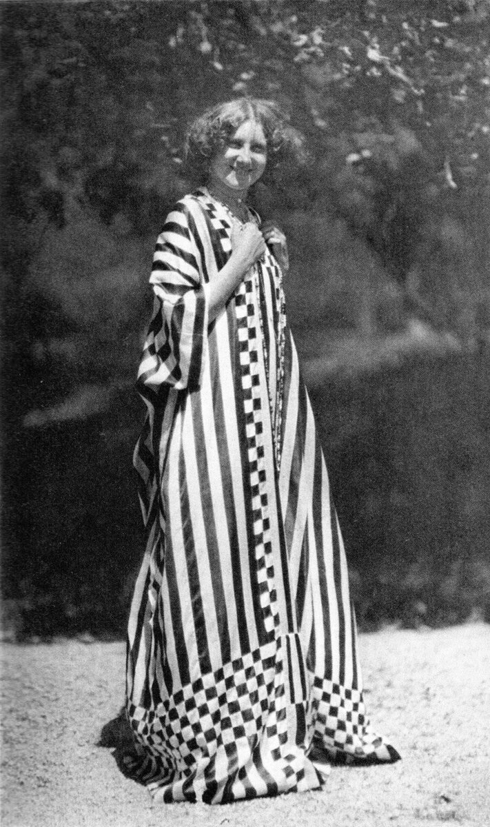 Gustav Klimt ve Emilie Flöge'nin 1909'da çekilmiş fotoğrafı