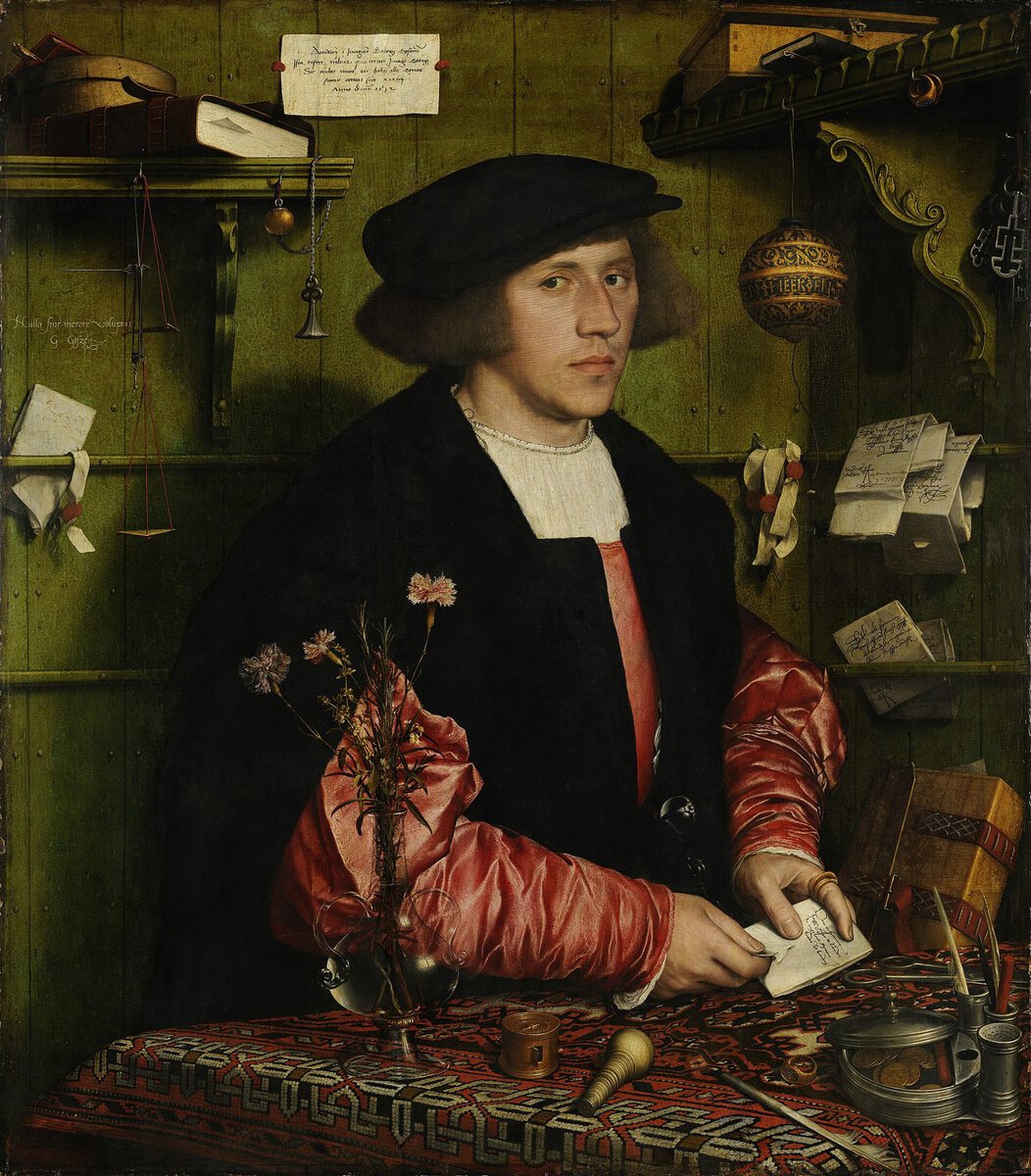 Holbein'in Georg Gisze Portresi: masası nesnelerle dolu tüccar