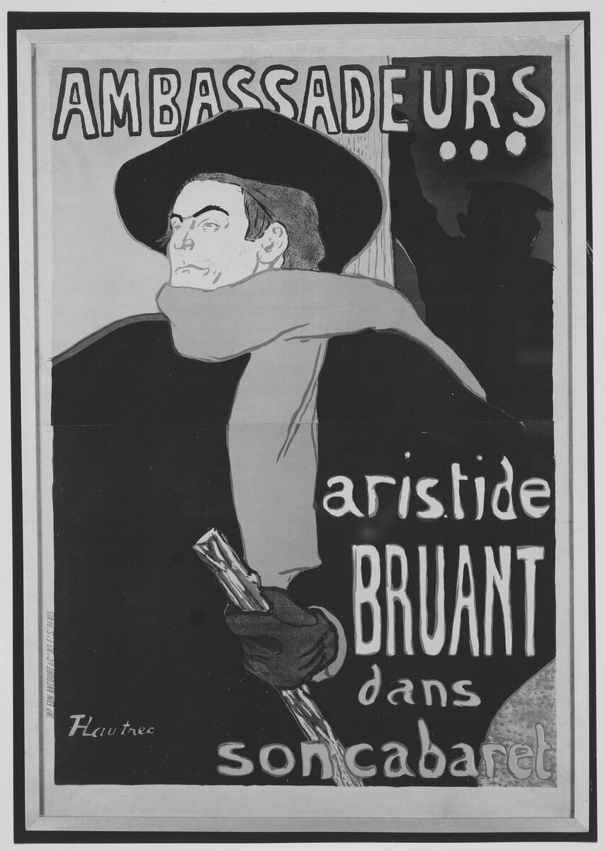 Lautrec'in Aristide Bruant afişi
