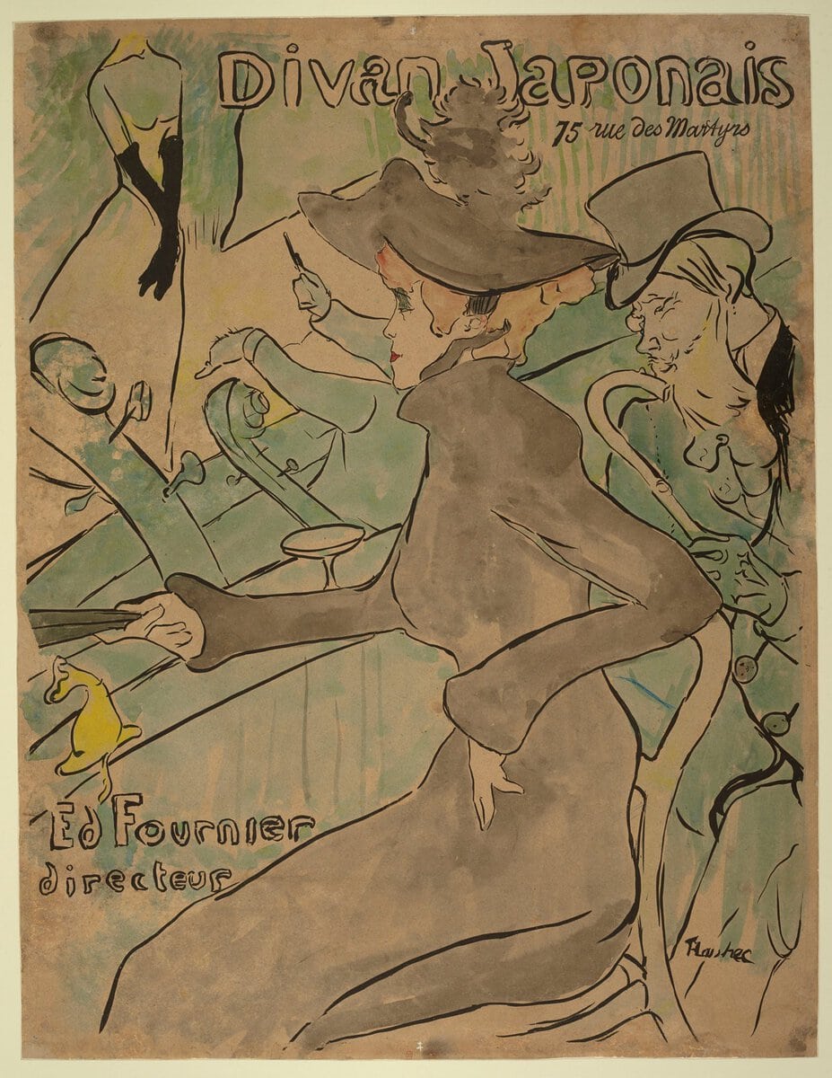 Lautrec'in Divan Japonais afişi