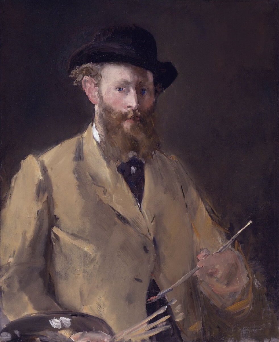 Édouard Manet'nin paletli otoportresi