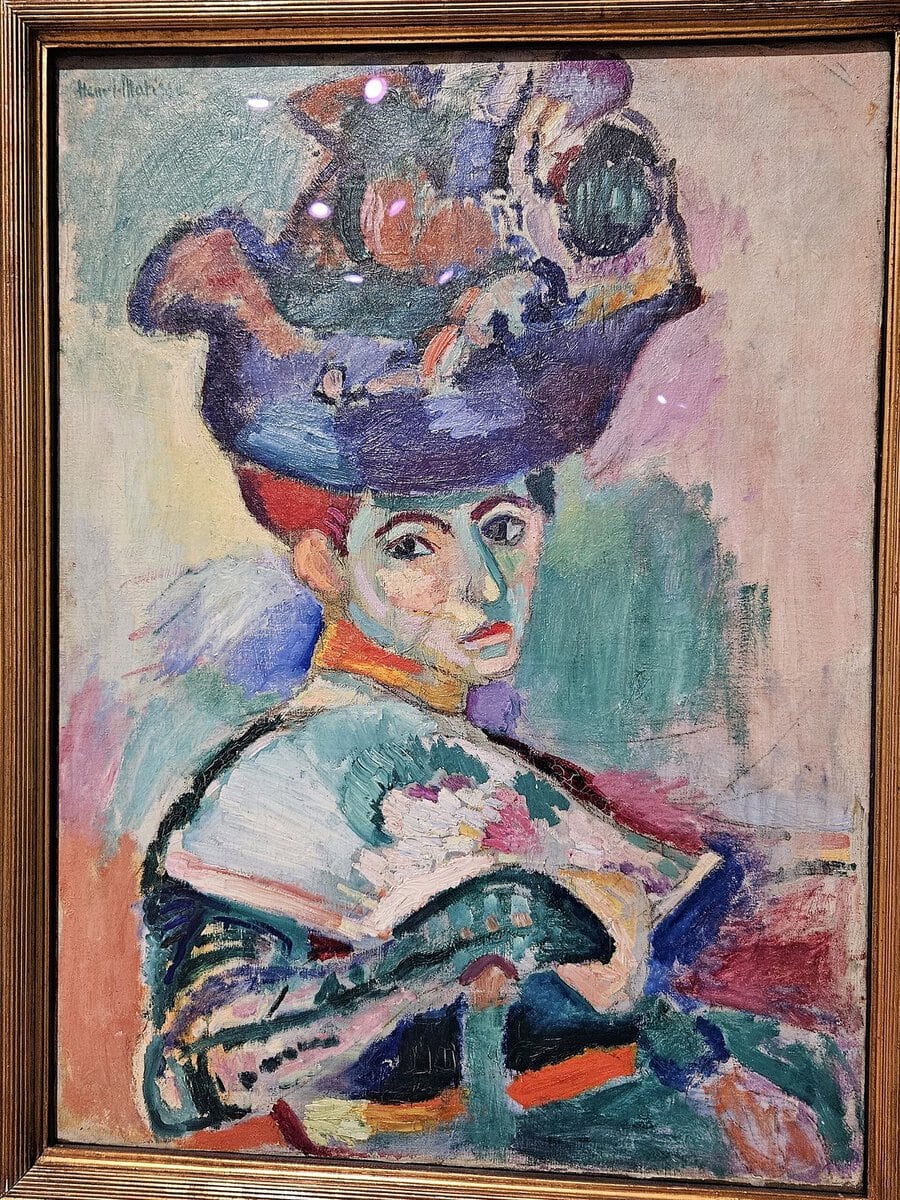 Matisse'in Şapkalı Kadın tablosu