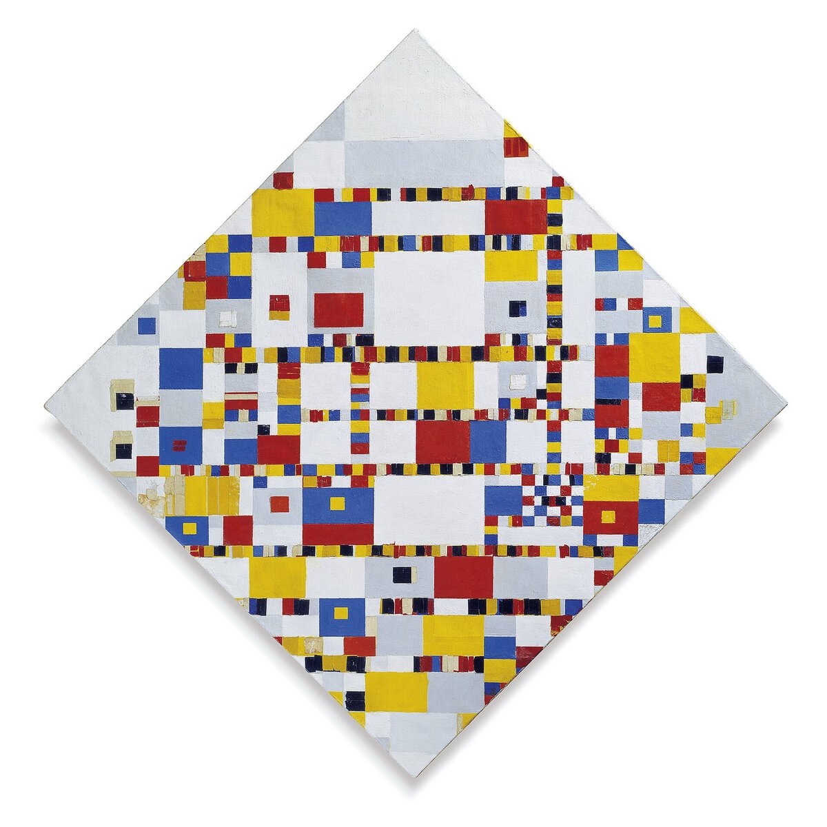 Mondrian'ın tamamlanmamış Victory Boogie Woogie tablosu