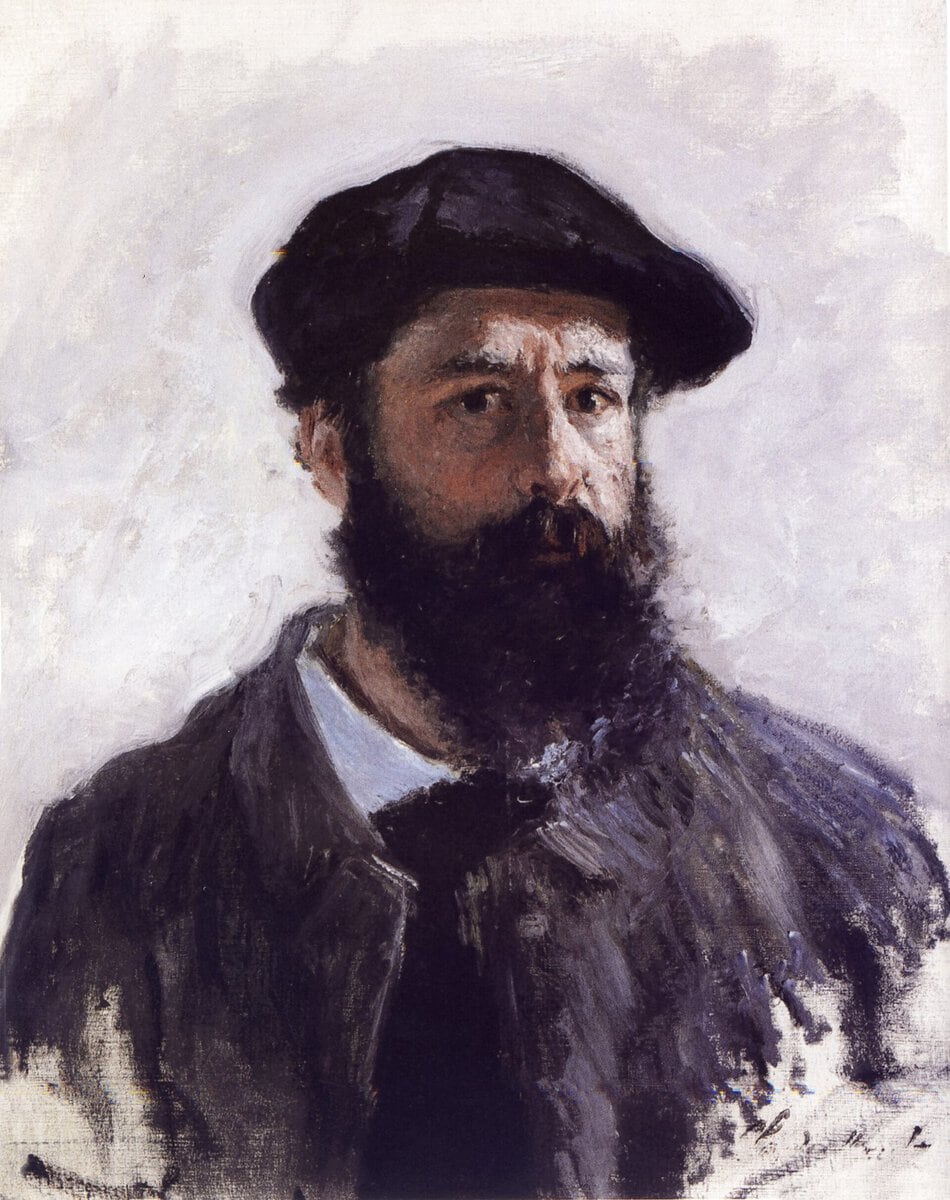 Claude Monet'nin bereli otoportresi