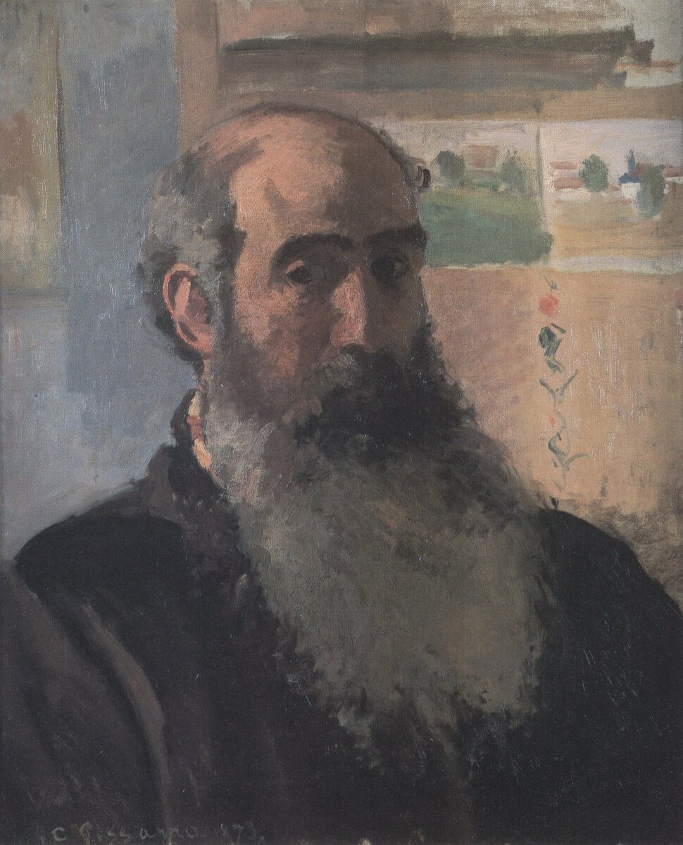 Camille Pissarro'nun uzun sakallı otoportresi
