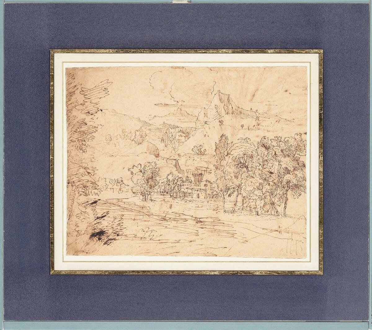 Poussin'in çizimlerinden biri