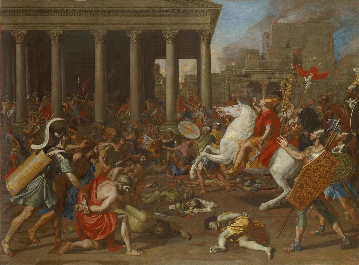 Poussin'in Kudüs'ün Fethi tablosu