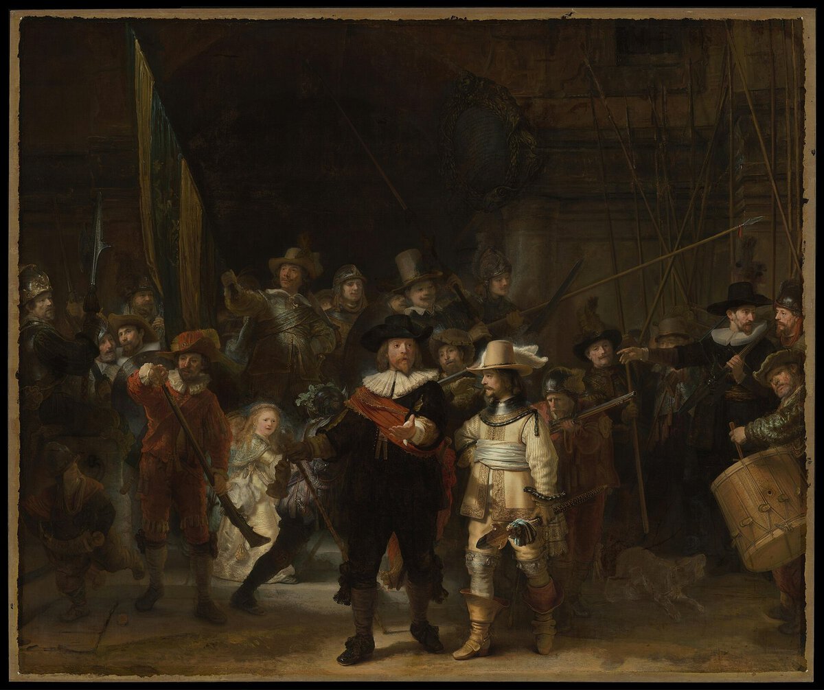 Rembrandt'ın Gece Devriyesi tablosu: harekete geçen milis bölüğü
