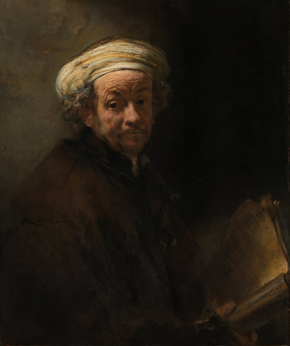 Rembrandt'ın Havari Pavlus olarak otoportresi