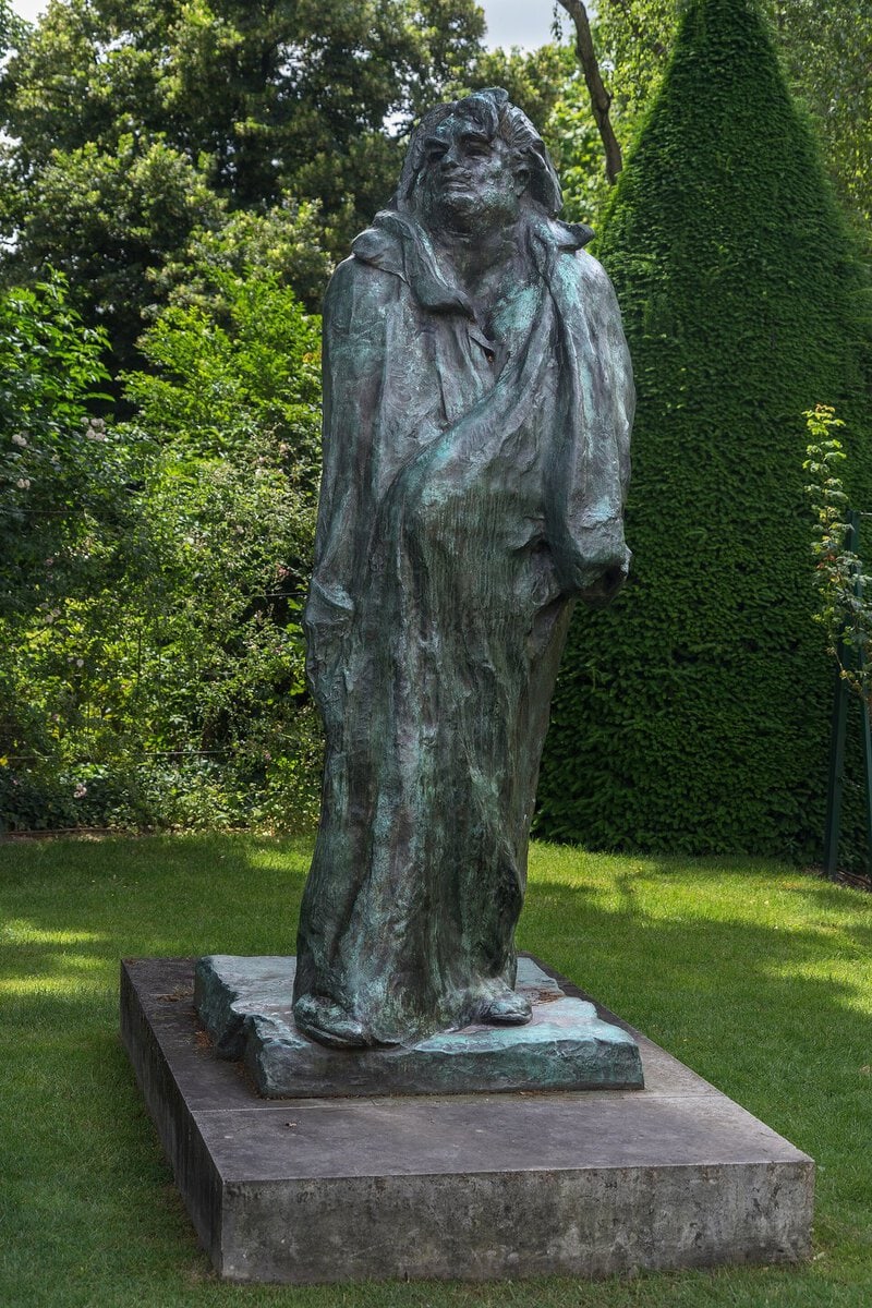 Rodin'in Balzac Anıtı: pelerine sarılmış dev figür